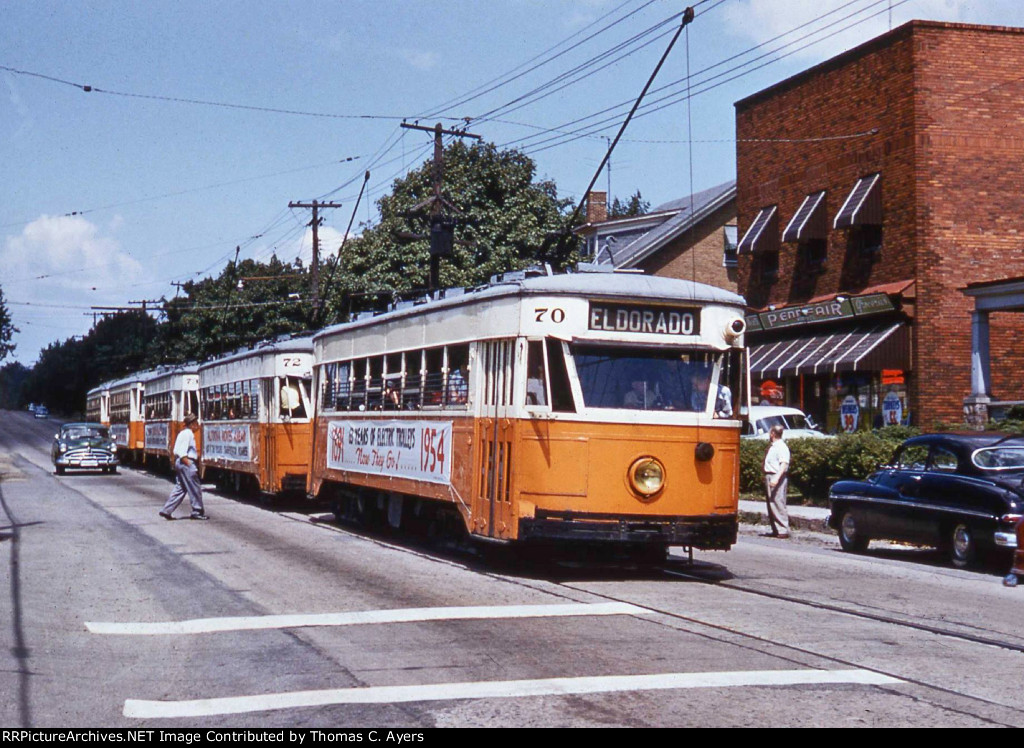 Altoona & Logan Valley #70, 1954